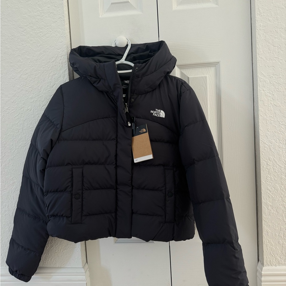 The North Face Midnight Blue Hooded Puffer Jacket